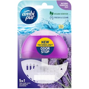 Toiletblokje Ambi Pur 5 in 1, lavendel en rozemarijn