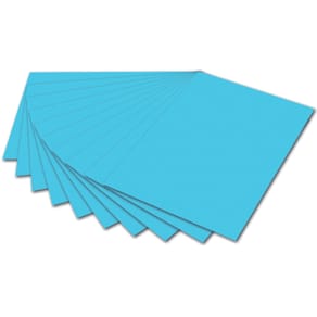 Tonpapier Folia, 50x70 cm, 130 g/m², himmelblau, 100 Blatt