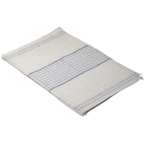 Gulvklud Cleanline vaffelvævet hvid 45x45 cm, 5 stk