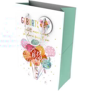 Geschenktragetasche EigenArt, Geburtstag zählt man nicht, 26 x 36