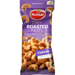 Cashew nötter torrostade & lättsaltade 60gr