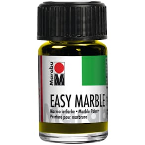 Marmorierfarbe Marabu easy marble, 15 ml, zitronengelb