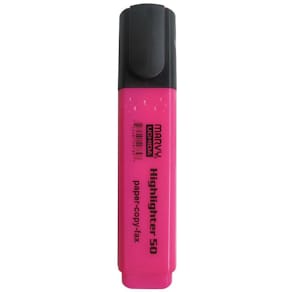 Överstrykningspenna MARVY 50 rosa, 12/fp
