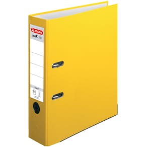 Ordner Herlitz maX.file protect, A4, 8 cm, gelb