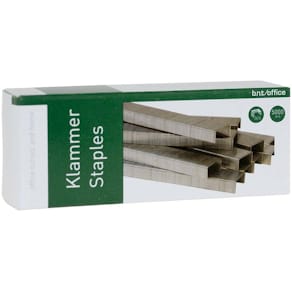 Hæfteklammer 26/6 til standard hæftemaskiner, 1000 stk