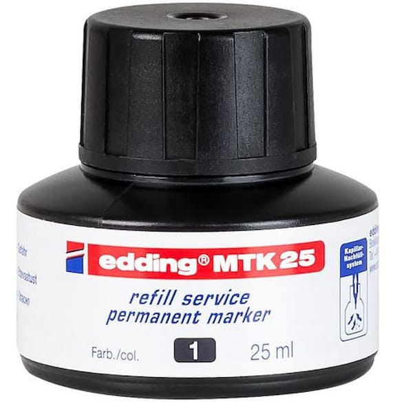 Refill EDDING permanent merkepenn sort