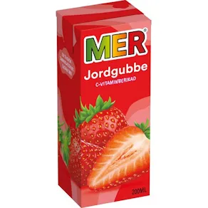 Fruktdryck MER Jordgubb 20cl