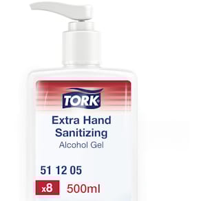 Handdesinfektionsgel Tork Extra, 500 ml Pumpflasche