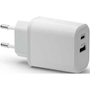 Re-charge - EU Wall Charger USB-C 30W+USB-A 18W-W