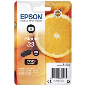 Bläckpatron EPSON C13T33414012 svart