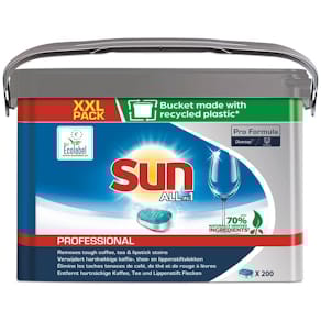 Spülmaschinentabs Sun Pro Formula All-in-1, 200 Stück