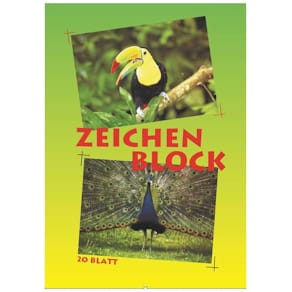 Mal- und Zeichenblock PVP, A3, 80g, 20 Blatt