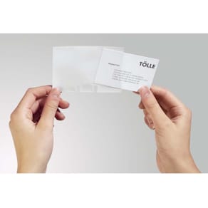 Visitkortlommer Durable transparent, 40 stk