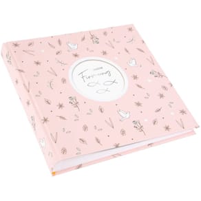 Fotoalbum GOLDBUCH Fiducia, pfirsich, 60 Seiten, Silberprägung