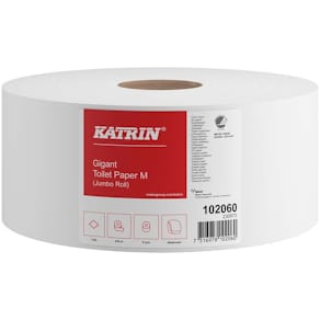 Toiletpapir Katrin Jumbo Gigant M 1-lag natur, 98mm x 435m, 6 rl