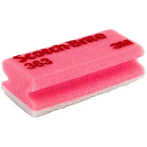 Rengöringssvamp ScotchBrite Vit, repfri, 70x150mm, 10/fp