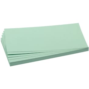 Moderationskarte FRANKEN, 9,5 x 20,5 cm, hellgrün