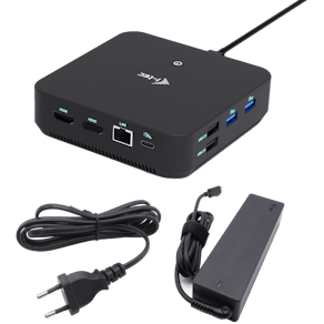 I-TEC USB-C DP Dual HDMI Docking Station, PD 100W + PSU 100W