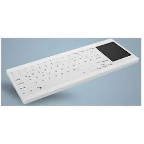 Active Key QuickClean Med KB IP68 Touchpad Mini W White