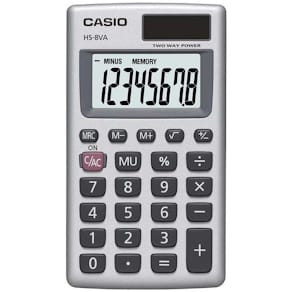 Lommeregner Casio til daglig brug, 1 stk