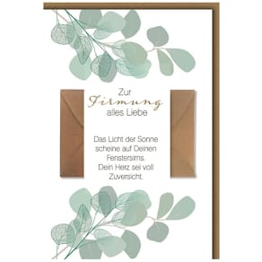 Glückwunschkarte Noname Firmung, 11,5 x 17 cm, mit Umschlag, bunt