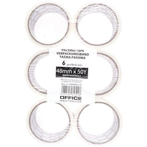 Verpakkingstape OFFICE products, 48 mm x 46 m, wit