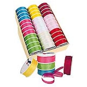 Zierband Organza, sortiert