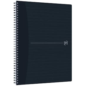 Kollegieblock OXFORD Origins A4+ linjerat Svart