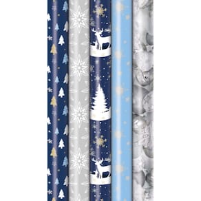 Geschenkpapierrolle ZÖWIE Weihnachten Cool Vibes, 2 m x 70 cm