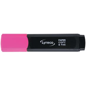 Överstrykningspenna LYRECO 2-5mm rosa