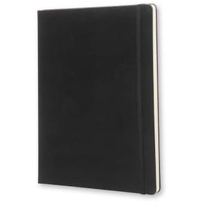 Notesbog Moleskine Classic linjeret sort 190x250 mm