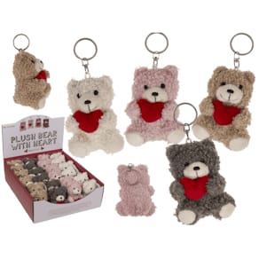 Schlüsselanhänger OUT OF THE BLUE Plüschbär, sortiert