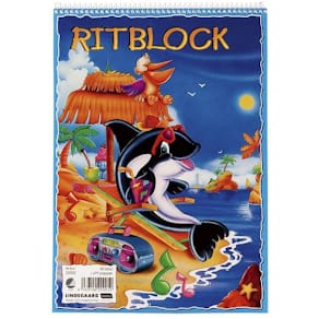Ritblock A4, 80g, 80 ark, 10st