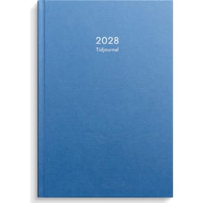 Burde Tidjournal 2028 blå