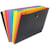 Voorordner Viquel Rainbow Class, liggend, 8 vakken, zwart/gekleud