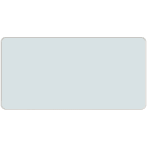 Lintex FRAME Glastavla, 2000 × 1000 × 50 mm, Crisp 350