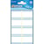 Diepvriesetiketten Avery, wit, 40 stuks (blister)