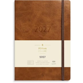 Stor Veckokal. Forma Deluxe 2027 brun
