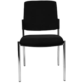 Besucherstuhl Topstar BtoB 10, ohne Armlehnen, schwarz