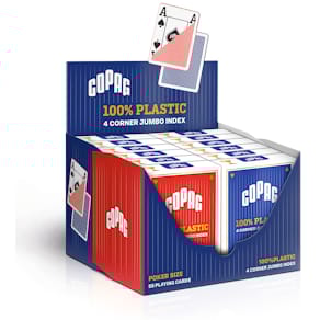 Spielkarten COPAG Poker Jumbo Face, sortiert (12 Stück)
