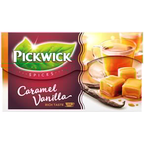 Tebreve Pickwick karamel & vanilje, krydret, 20 stk
