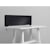 Skærmvæg Lintex Edge sort 800 x 400 mm