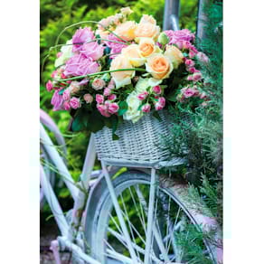 Karte KOMMA³ Allgemein, ohne Text, mit Briefumschlag