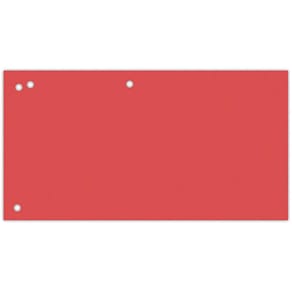 Verdeelstroken Office Products, 240x105 mm, rood, pak 100 stuks