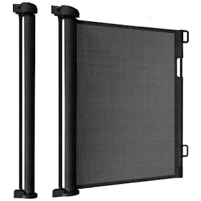 Barngrind Rullgardin 160 cm Svart