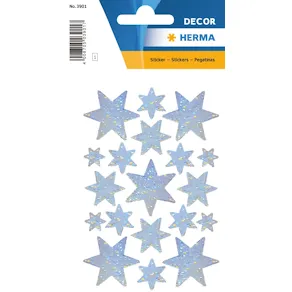 Herma stickers Decor stjärna silver (3)