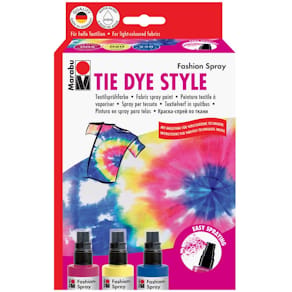 Textilspray-Set Marabu Fashion-Spray Tie Dye Style, 3-tlg.