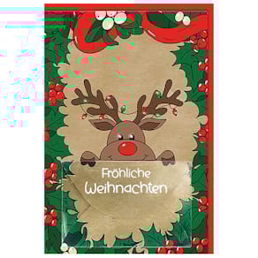 Geldscheinkarte Braun + Company, Weihnachten, 11,5 x 17 cm