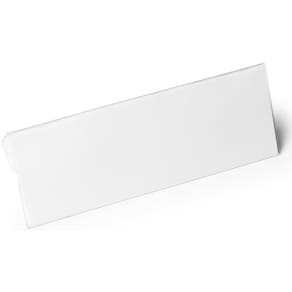 Sichttasche Durable Hard Cover, 1/2 A5 quer 210x74 mm 10 St. tr.