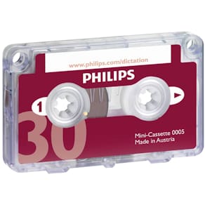 Mini-Diktierkassette Philips, 2x15 Min